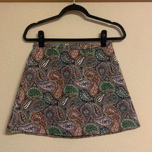 Zara Beaded tapestry skirt